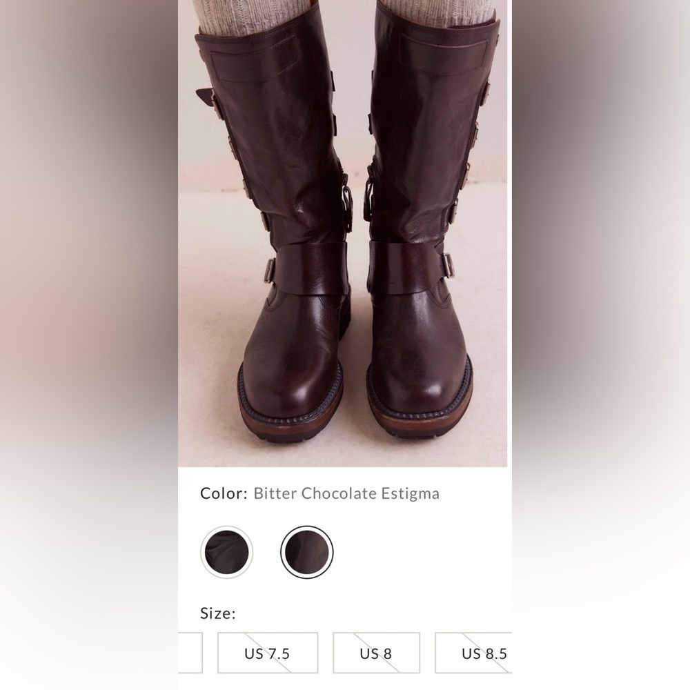 We The Free Jackson Moto Boots Size 8 NEW - Picture 2 of 15
